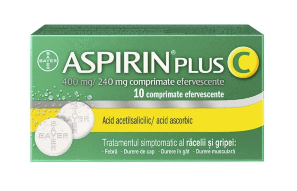 ASPIRINA PLUS C 10 COMPRIMATE EFERVESCENTE